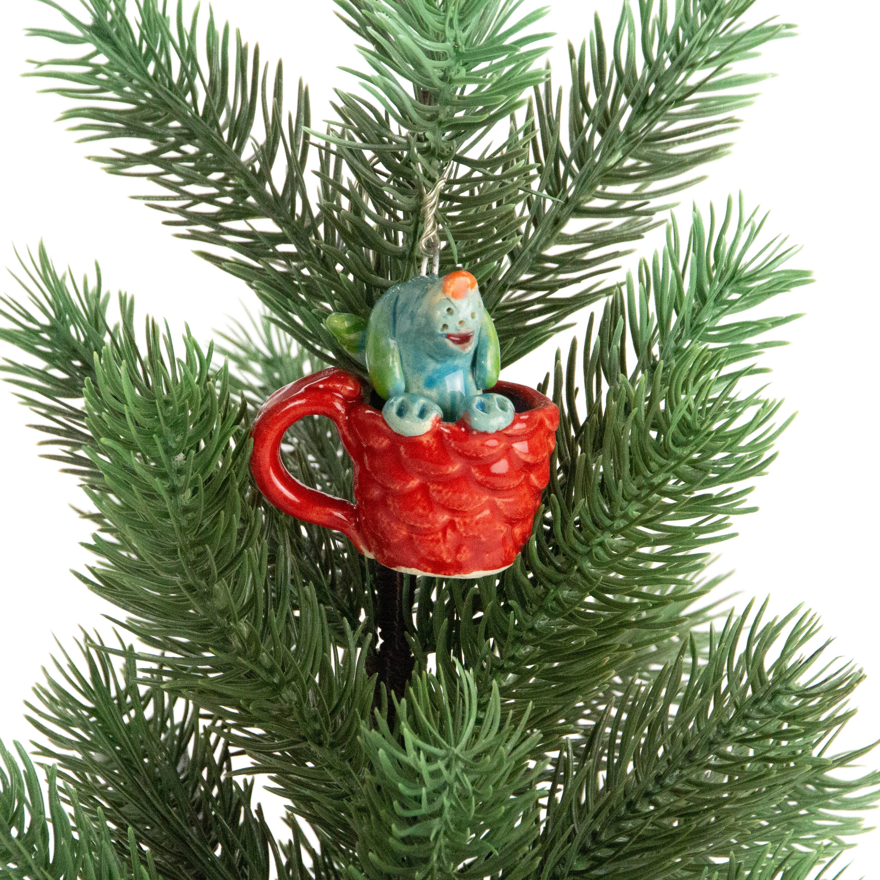 Pup in a Cup Ornament