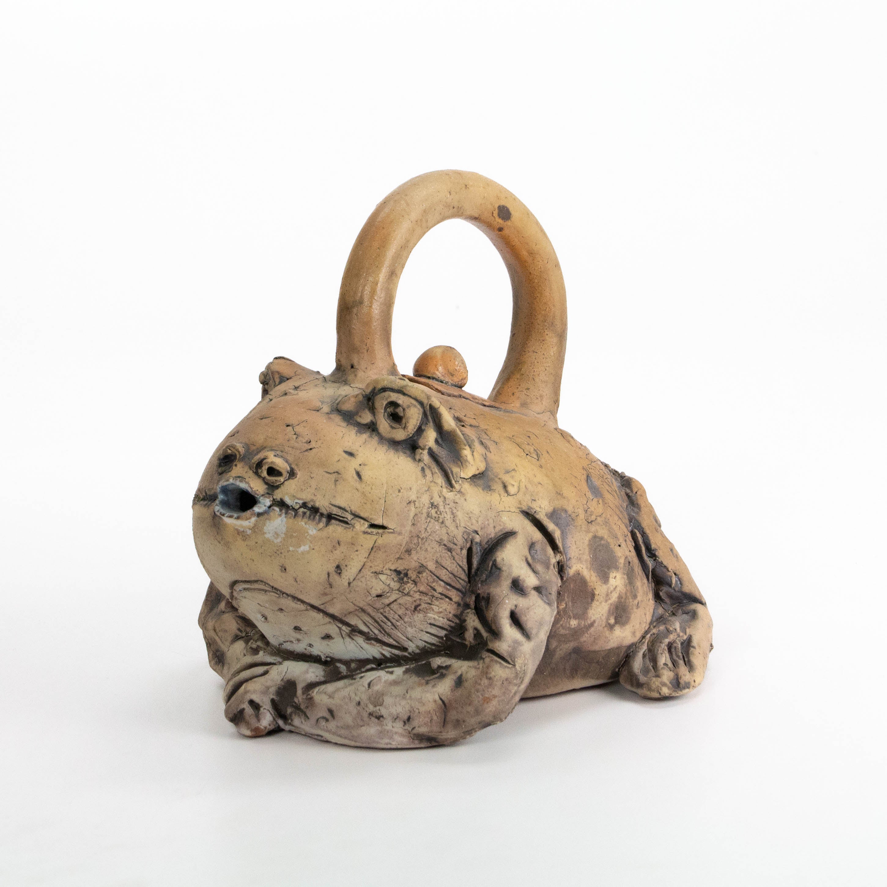 Sculptural Frog Teapot