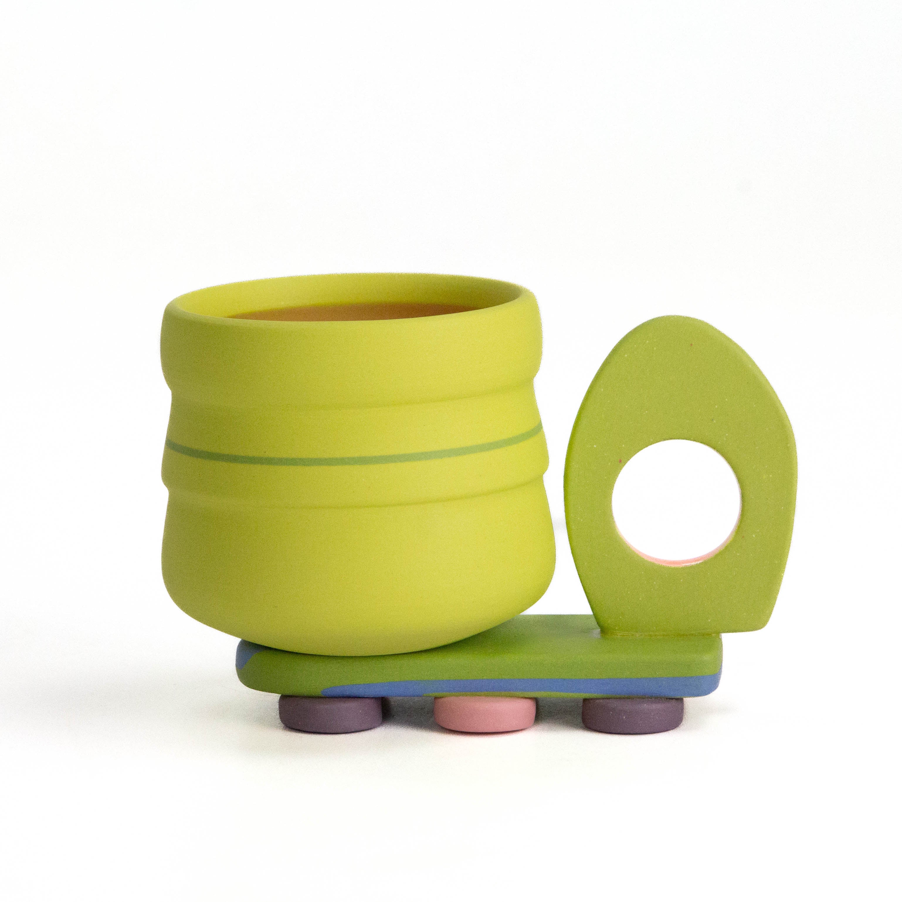 Lemon Lime Sculptural Mug