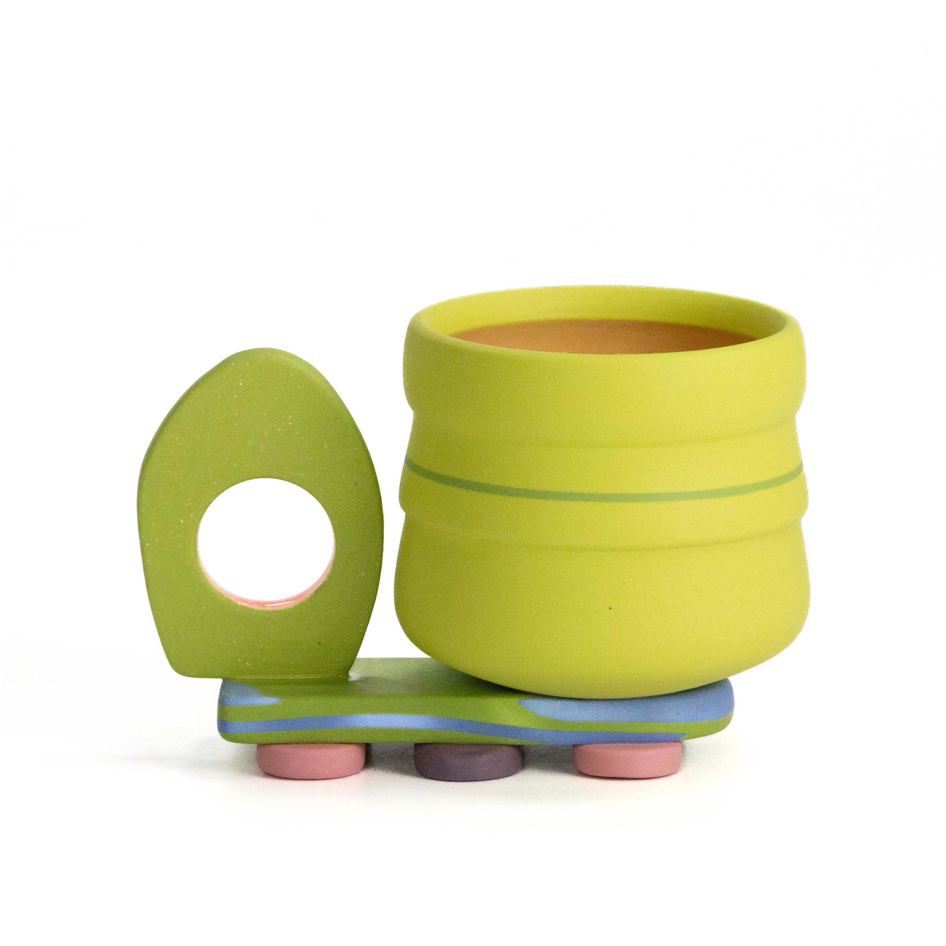 Lemon Lime Sculptural Mug