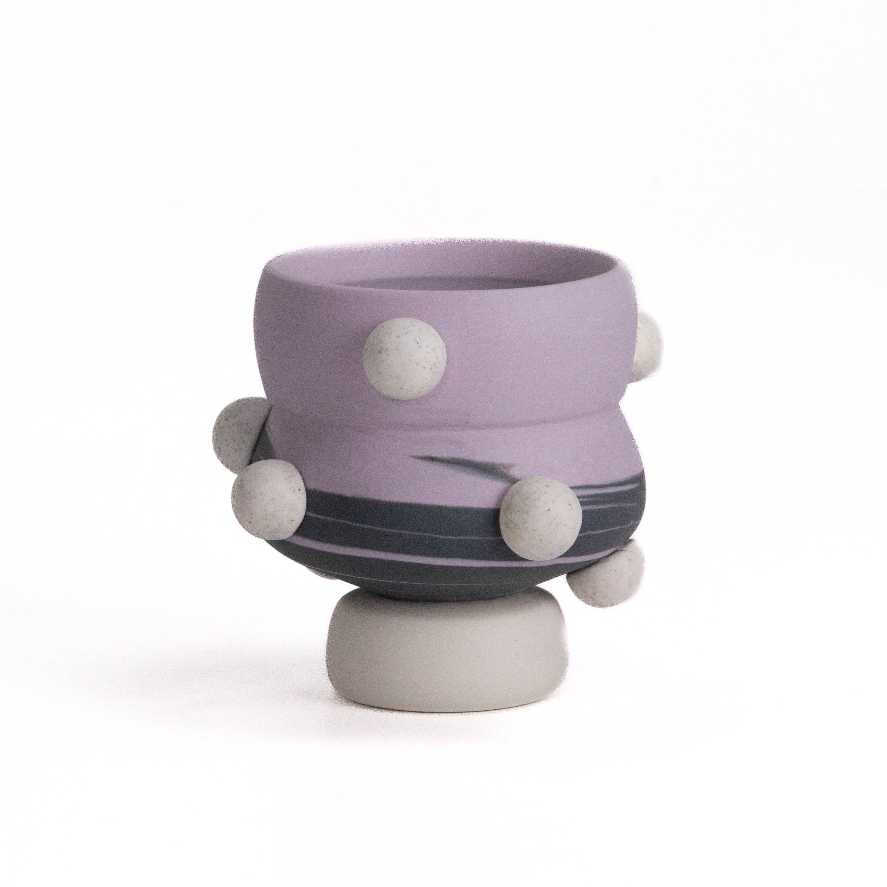 Lavender Swirl Nub Cup