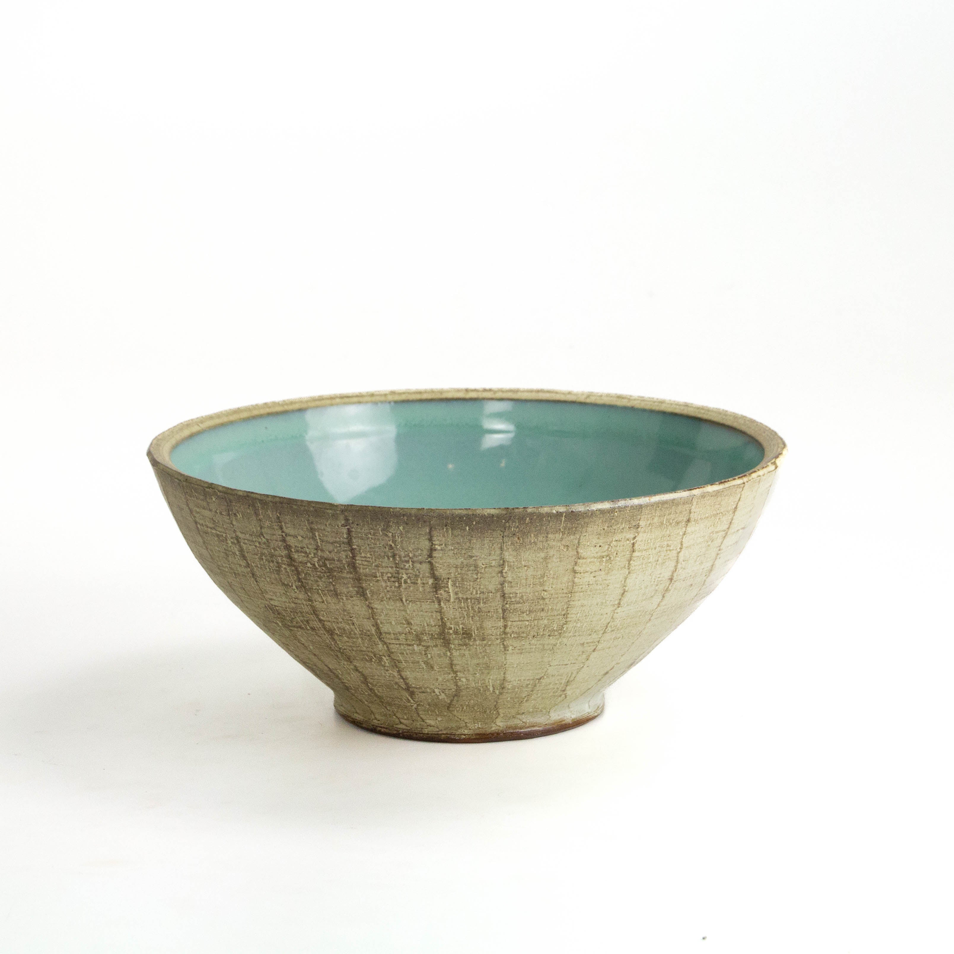 Faceted Serving Bowl