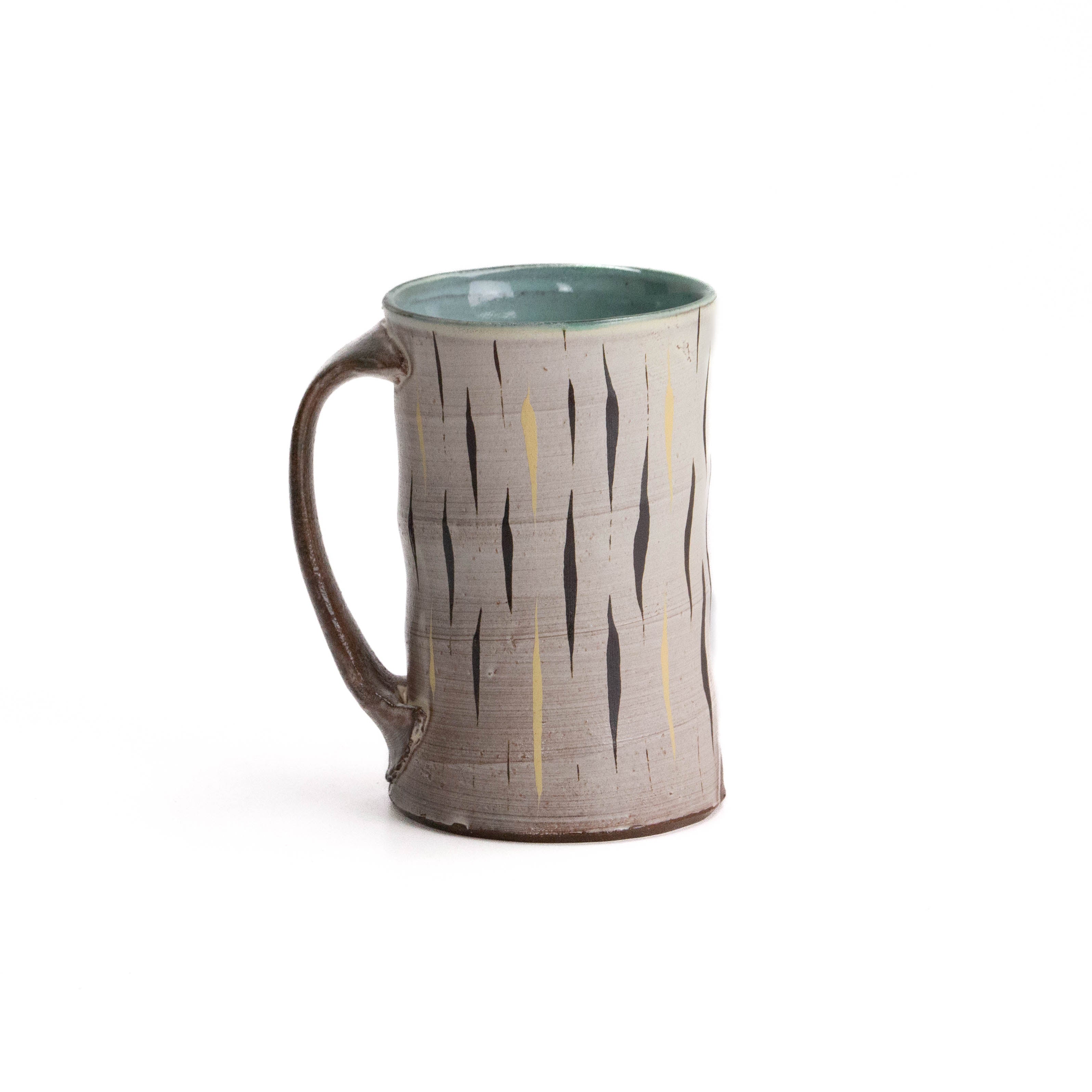 Tall Striped Mug