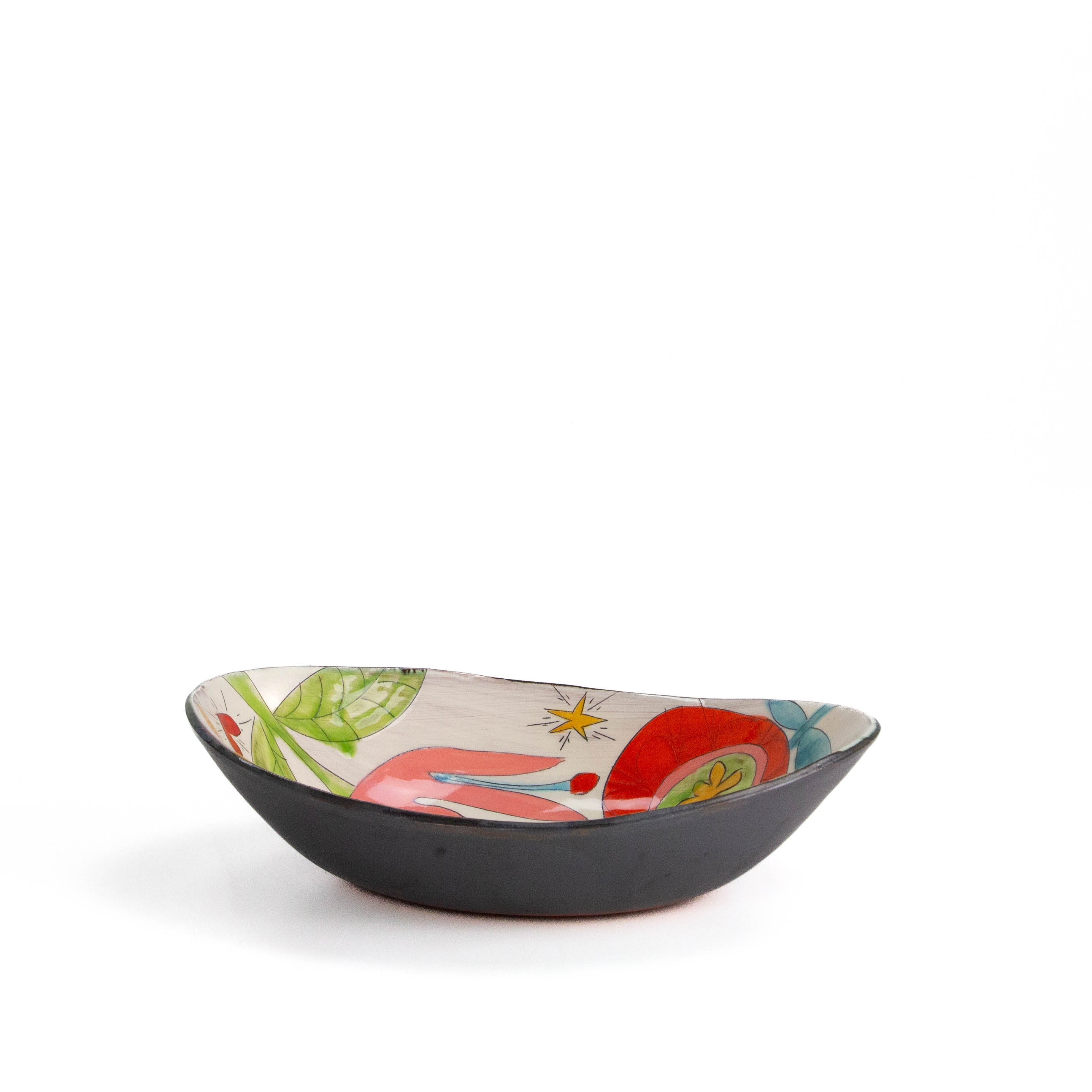 Small Meadow Dream Oval Bowl