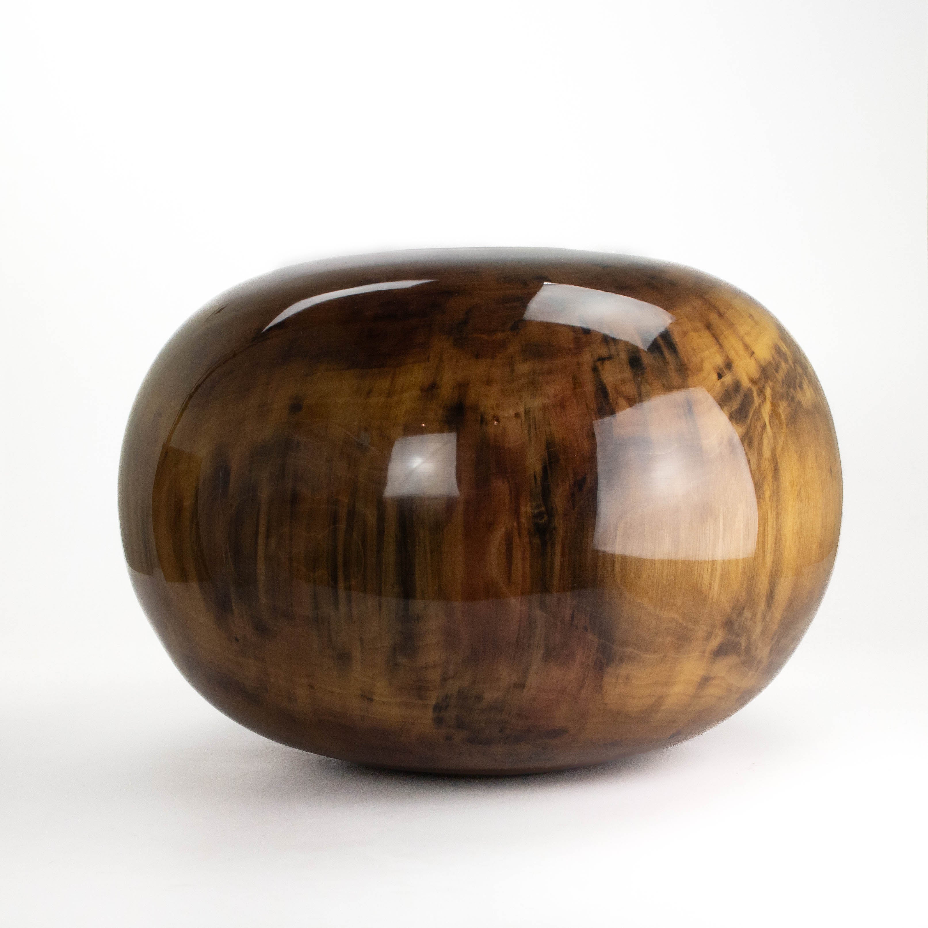 Large Tulipwood Ellipsoid: 16x22"