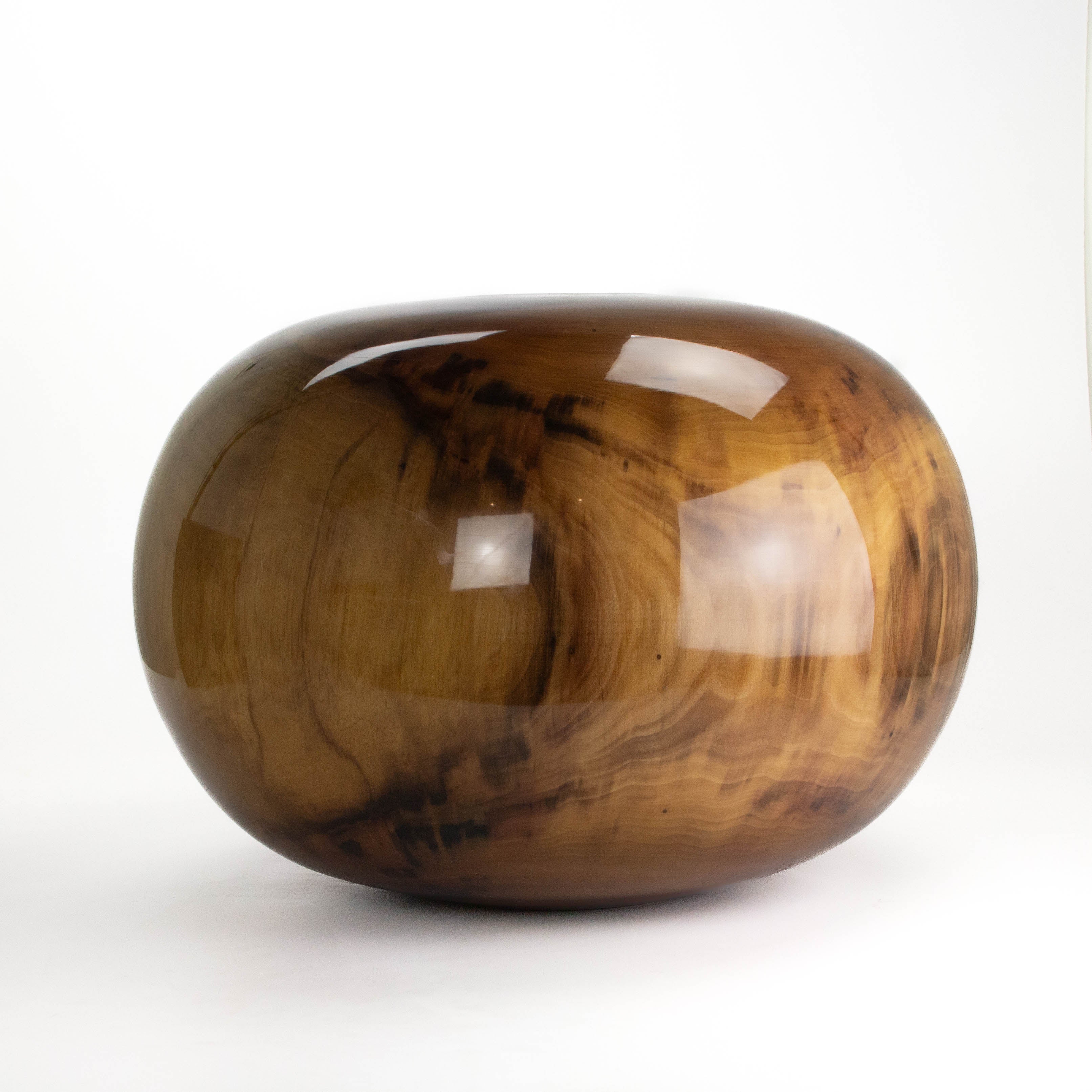 Large Tulipwood Ellipsoid: 16x22"