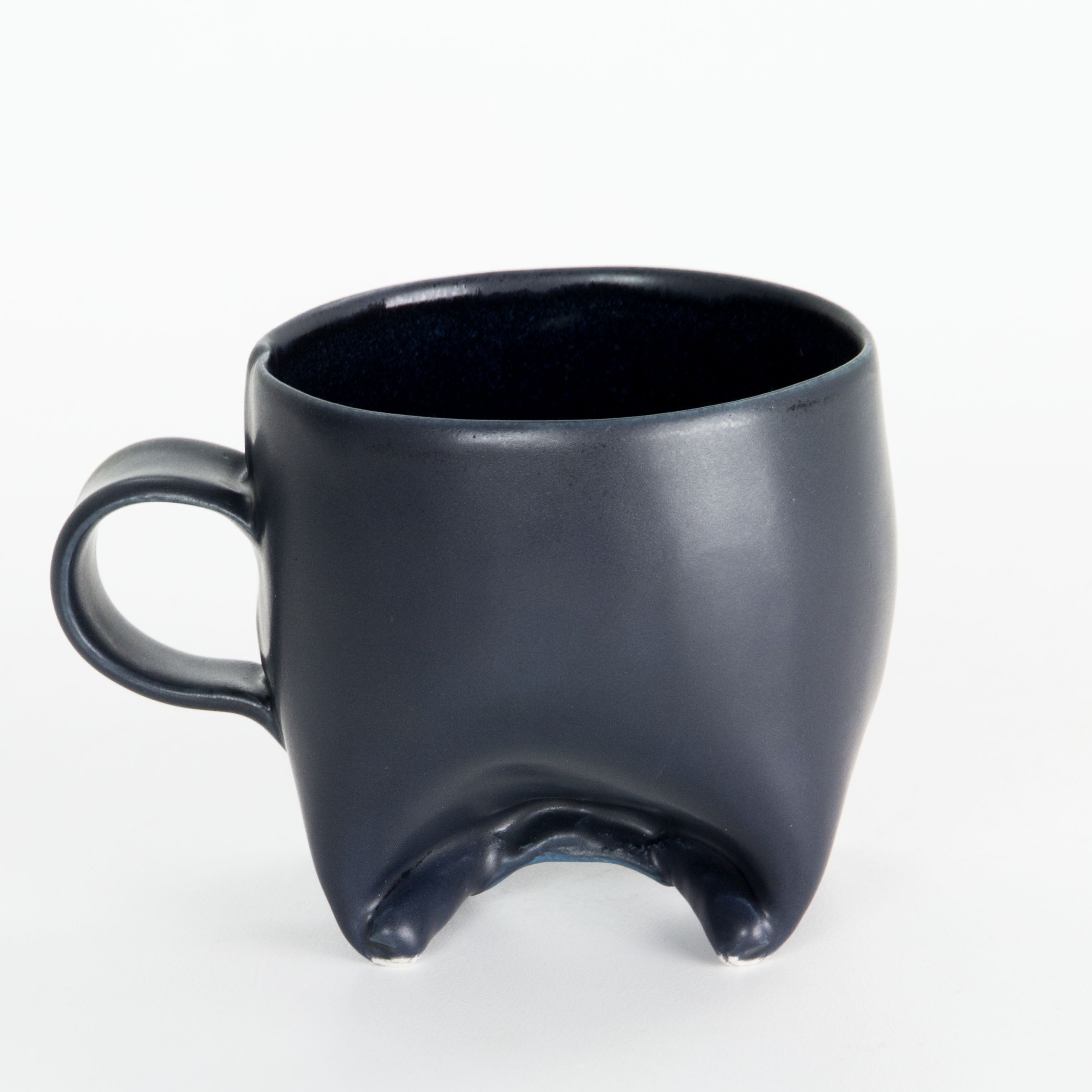 Small Rolled Foot Mug