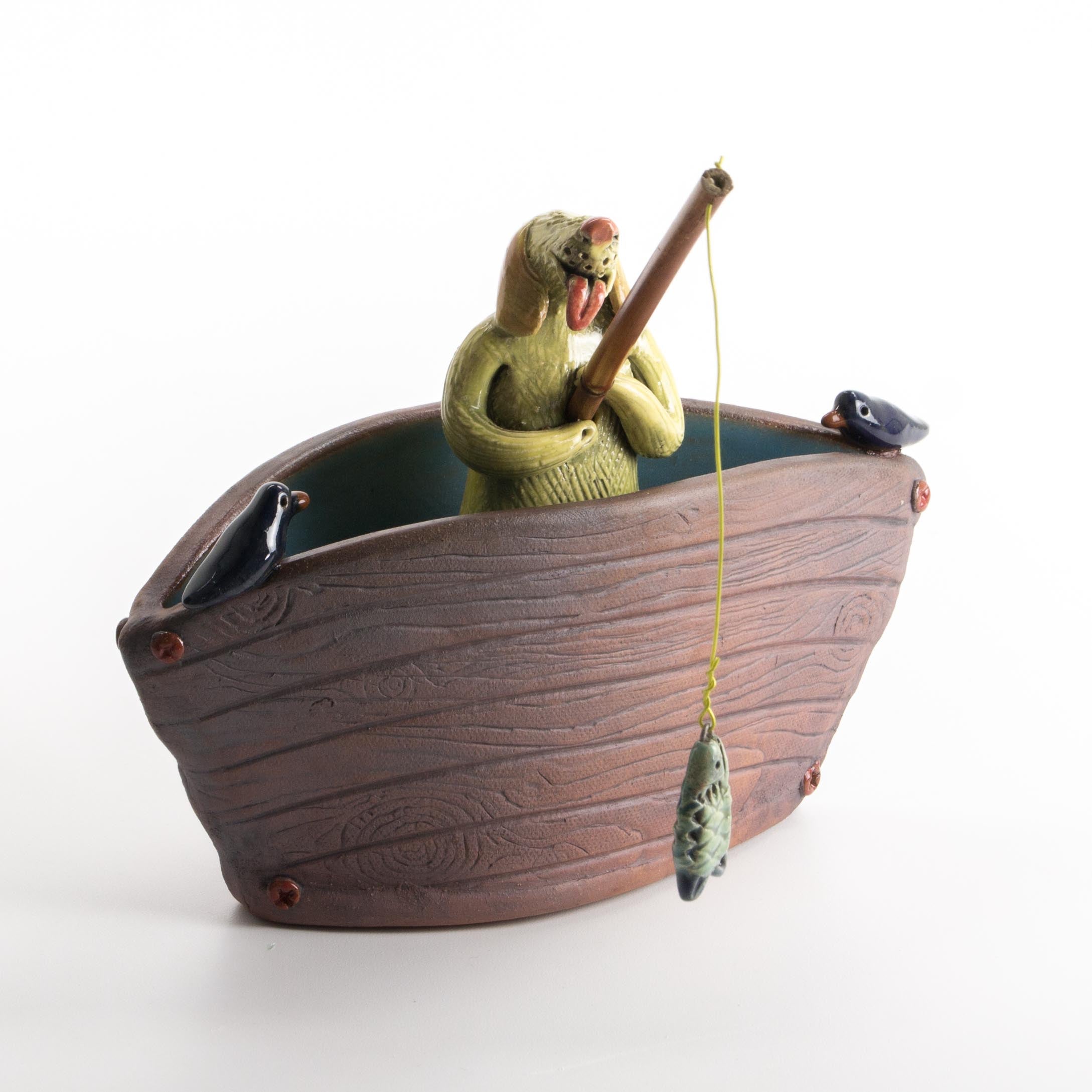 "Gone Fishing" Bark Ark