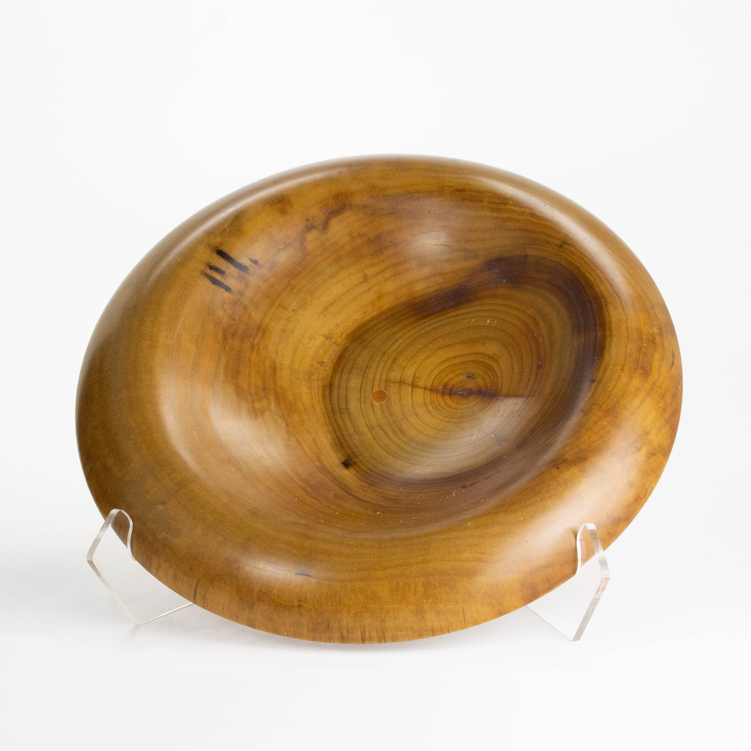 Tulipwood Rolled Rim Bowl: 3" x 16"