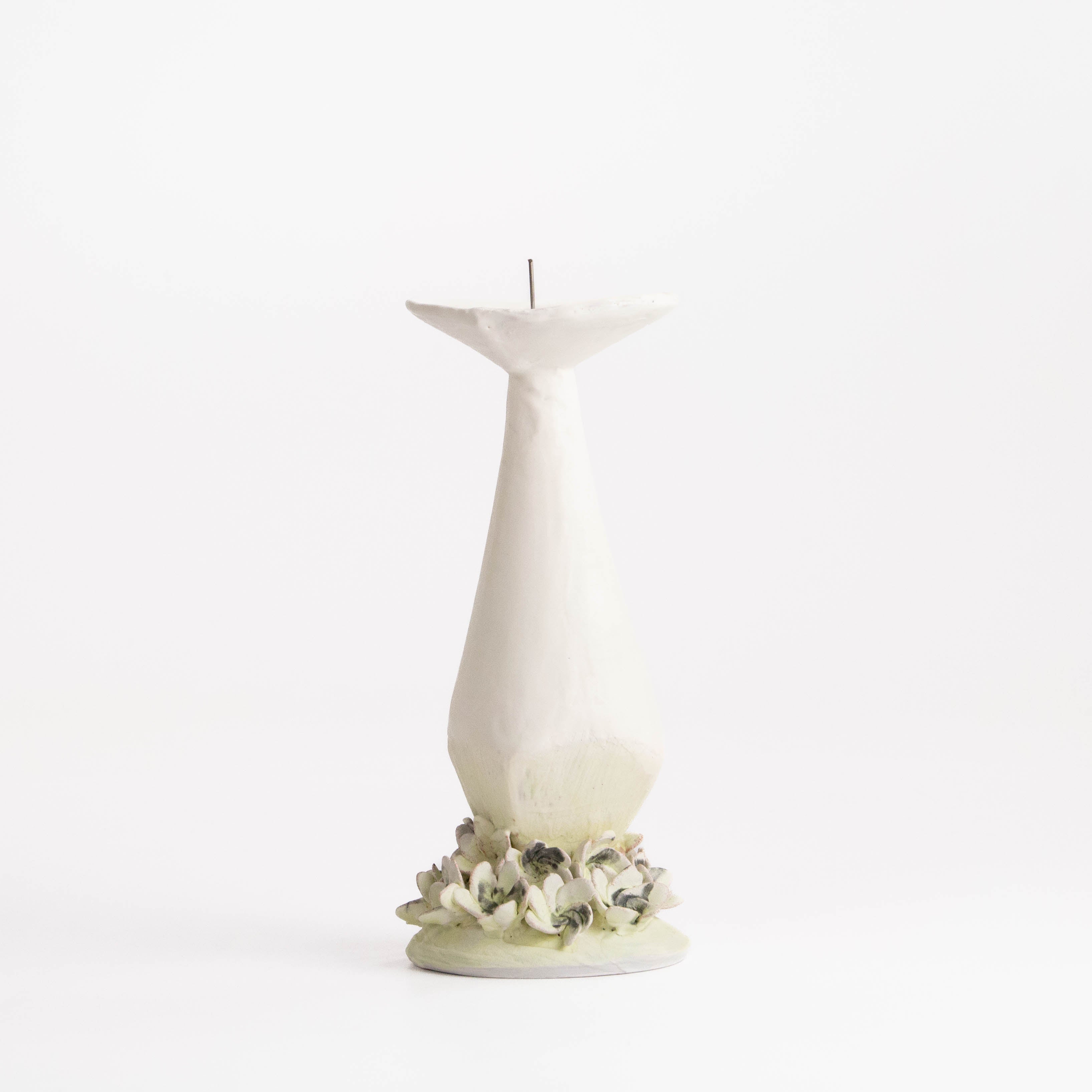 Candlestick Pair with Flowers