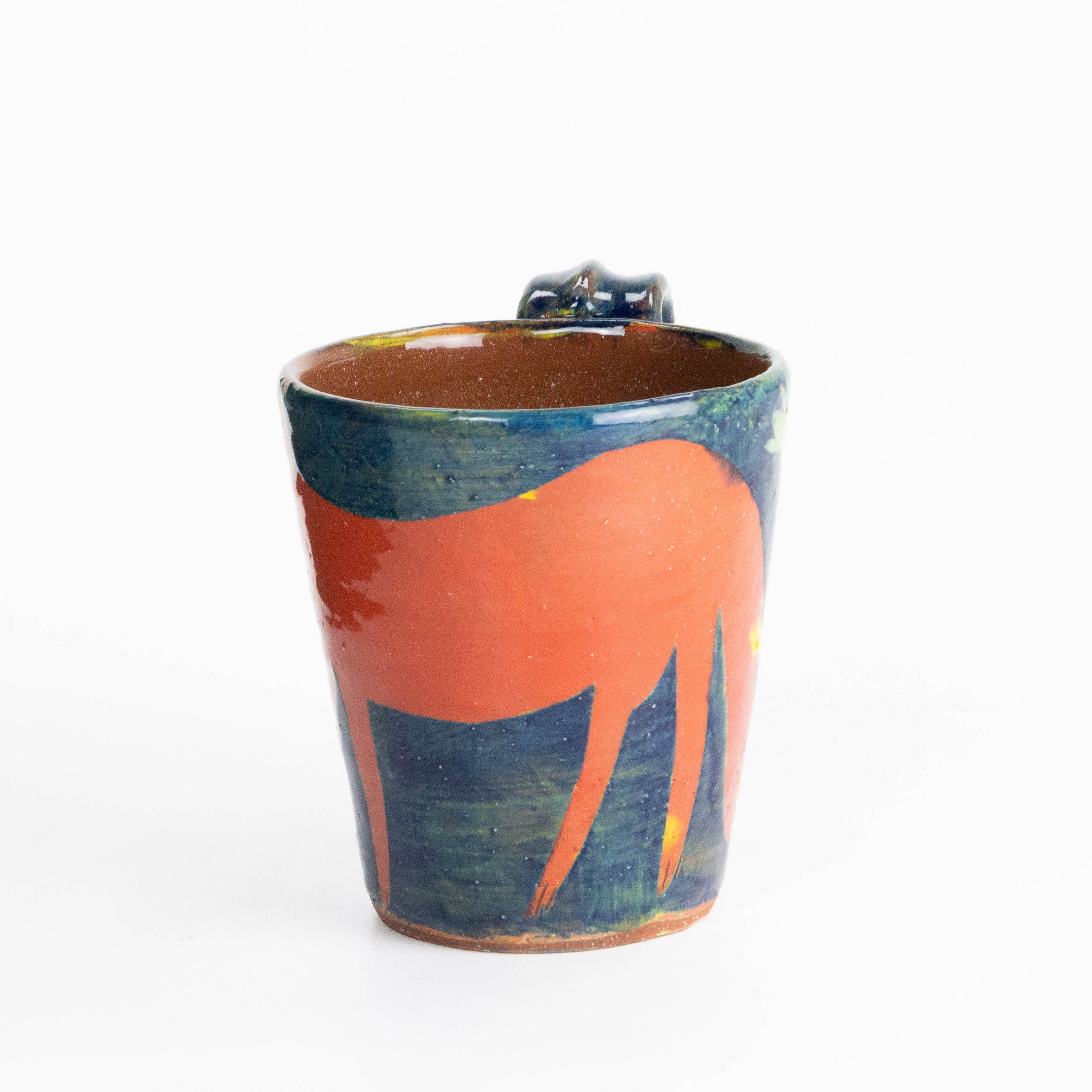 Red Fox in the Flower Forest Mug