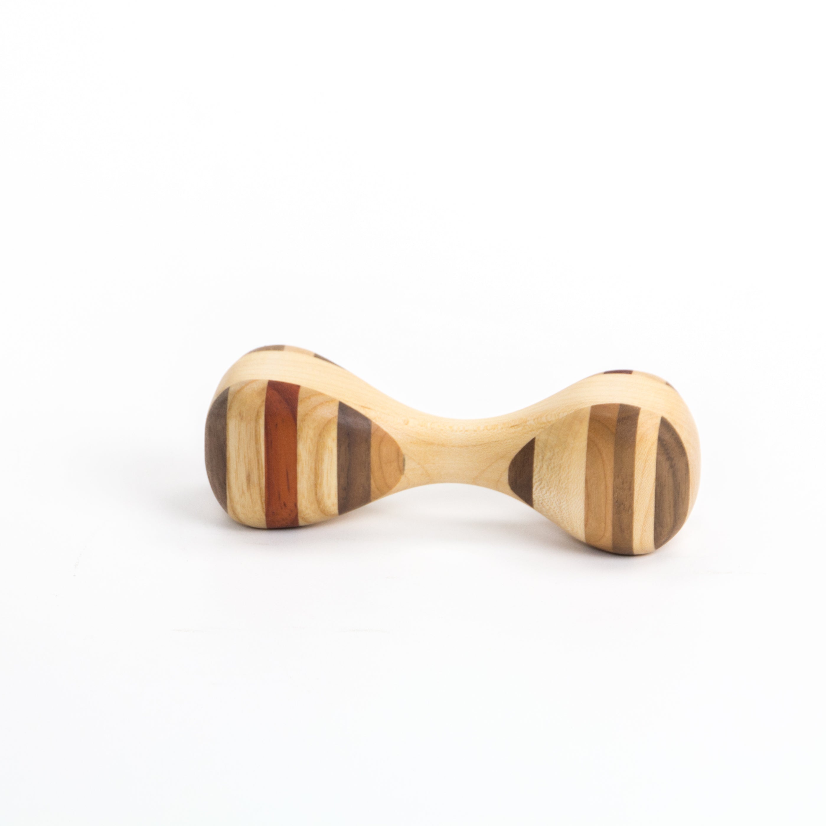 Wooden Baby Rattle - Light Wood